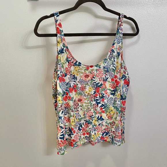 Floral H&M tank top medium - Picture 1 of 4